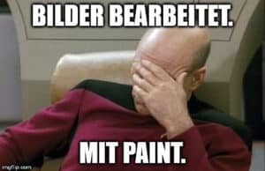 Bilder mit Paint bearbeitet Meme